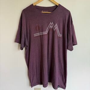 Cotopaxi Men's T-Shirt Purple Mountain Graphic Size XXL